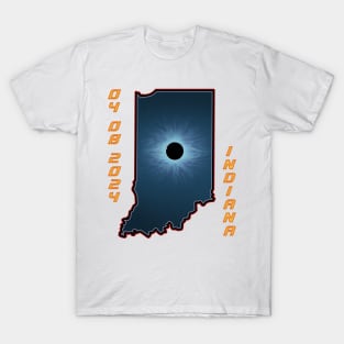Indiana 2024 Total Solar Eclipse T-Shirt